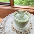 ⁂山暮らしわんこ⁂'s cooksnap of when they made ケール入りバナナスムージー♪【豆乳使用】.