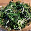 cbears's cooksnap of when they made おかひじきとワカメのしらす和え.