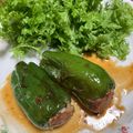 わこちゃん☻'s cooksnap of when they made 失敗なし♡丸ごとピーマンのチーズ肉詰め.