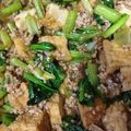 そにゃん's cooksnap of when they made 小松菜と厚揚げの豚そぼろあんかけ.