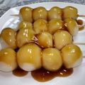 クック989W7C☆'s cooksnap of when they made レンチンタレのみたらし団子(少量).