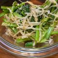 ピロリンキャッツ☆'s cooksnap of when they made レンジ調理！大豆もやしと小松菜の七味和え.
