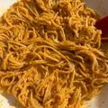 ame-ikuru's cooksnap of when they made ケチャップ＆卵の簡単パスタ✿ナポリタン？.