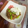 Rionaのおうち飯's cooksnap of when they made カマンベールチーズとたくあんの納豆和え.