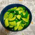 みぽぽ37's cooksnap of when they made 簡単！きゅうりの漬け物☆山葵漬け.