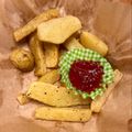 なつき☆ミ's cooksnap of when they made 切って揚げるだけ♪ 超簡単フライドポテト.