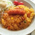 ぽむぽむまりん's cooksnap of when they made うちの❤簡単ジャンバラヤ.