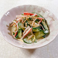みぽぽ37's cooksnap of when they made きゅうり&カニかま胡麻マヨ和え☆副菜.