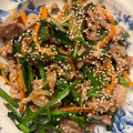 Gkims's cooksnap of when they made 豚こま切れ肉とにらのスタミナ炒め.