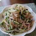 かわゆう1211's cooksnap of when they made もやしときゅうりの焼き豚サラダ.