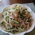 かわゆう1211's cooksnap of when they made もやしときゅうりの焼き豚サラダ.