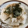 papikun's cooksnap of when they made 毎日のしろごはん●ふりかけ盛り海苔.