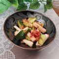 クックHG9V8Y☆'s cooksnap of when they made ピリ辛！大根と胡瓜の味噌キムチ和え♪.