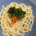 にこちゃんち's cooksnap of when they made 即完成！レンジで簡単！たらこバターうどん.