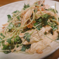 kina0725's cooksnap of when they made 蒸し鶏とかいわれのサラダ✽梅マヨわさび.
