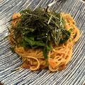 みぃ〜〜〜's cooksnap of when they made 辛子明太子パスタ♪簡単たらこパスタ和風.