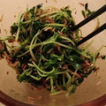 アクセル☆'s cooksnap of when they made 豆苗と桜エビの小鉢♡.
