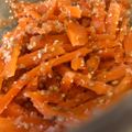 mayuryu's cooksnap of when they made 10分おかず☆塩麹人参たらこ炒め.