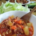 みなあゆママ's cooksnap of when they made 濃厚コクうま♡簡単!給食風ポークビーンズ.
