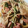 ﾚ?？'s cooksnap of when they made 舞茸の和風パスタ.