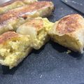 りんりん's cooksnap of when they made ライスペーパーで＊さつま芋チーズの焼団子.