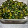 クックTTMYCD☆'s cooksnap of when they made かぶの葉のごま油炒め♪ごはんのおともに.