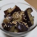 fu♪♪'s cooksnap of when they made レンジで完成！なすの生姜ポン酢和え.