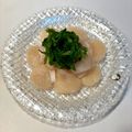 ___ako2___'s cooksnap of when they made ホタテのお刺身にたっぷり大葉乗せて♡.