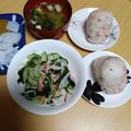 よちりん's cooksnap of when they made きゅうりとワカメとカニカマの酢の物.