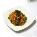 ウメ吉さん's cooksnap of when they made KBBパスタソース☆ガーリック醤油味♪.