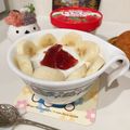 ふくmama✨✨'s cooksnap of when they made 黒ごまきな粉とバナナの朝ヨーグルト.
