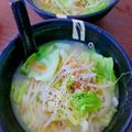❤️かわだん❤️'s cooksnap of when they made 塩ラーメンに野菜炒めのトッピングω.