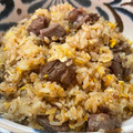 ★なみ☆'s cooksnap of when they made ん？ビビンバ？焼肉のタレで旨旨炒飯♡.