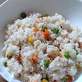 ケンチャナヨ～'s cooksnap of when they made 焼鮭フレークチャーハン.
