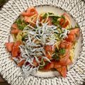 クックYTH4HH☆'s cooksnap of when they made 超シンプル！トマトと大葉で和風冷製パスタ.