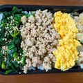 なーなちゃん's cooksnap of when they made 冷めても美味しい♪鶏そぼろ丼（二色丼）.