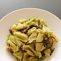 WOODs´'s cooksnap of when they made 生姜香るキャベツと塩昆布の胡麻和え.