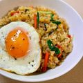 いなばっくす☆'s cooksnap of when they made 炒めるだけ～ビビンバチャーハン.