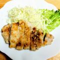 ケコハル's cooksnap of when they made 簡単塩麹トンカツ.