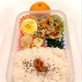 悠LOVE航's cooksnap of when they made 豚肉青梗菜炒め弁当(11.23).