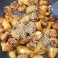 いちご帽子's cooksnap of when they made ☆ウマい☆新じゃがと豚こま団子の甘辛炒め.