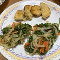 ウルトラニャン子's cooksnap of when they made 人参の葉っぱのサクッとかき揚げ♪.