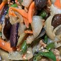 cookpad1年生's cooksnap of when they made なすとピーマンの肉味噌炒め.