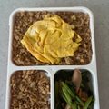 いぬわんわんわん's cooksnap of when they made 10分弁当★重ねて簡単！鶏そぼろ弁当.