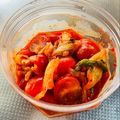 azbjbn's cooksnap of when they made キムチとトマトの中華風和え物.