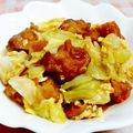 ☆★あんず姫★☆'s cooksnap of when they made 母の味❀キャベツとさつま揚げの炒めもの.