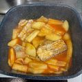 Renchan's cooksnap of when they made カルチジョリム　（太刀魚の煮物）.