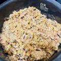 kayosanta's cooksnap of when they made 鶏皮とひじきde炊き込みご飯♡ｼｯｶﾘ味.