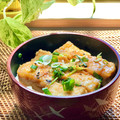 お料理ニャロメ's cooksnap of when they made 簡単仕上げ♪厚揚げの染み染み天ぷら丼.