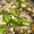 y_u♡'s cooksnap of when they made 豆腐・舞茸・キャベツのシャンタンスープ♬.